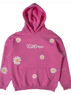 Kill Crew Pink Daisy Hoodie (L)